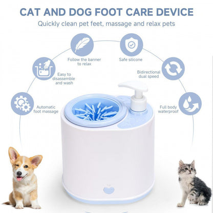 Limpiador eléctrico de goma para mascotas