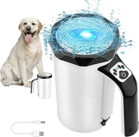 Limpiador eléctrico de patas para mascotas